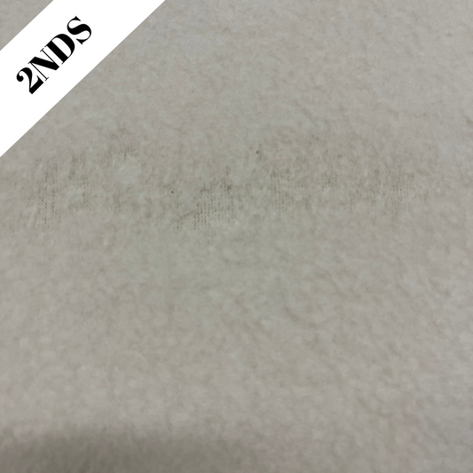 Fabric 2nds | 10357 | Medium Weight Fleece | Natural Undyed