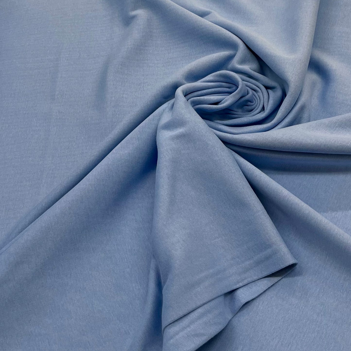 Sample Swatch | 1 x 1 Baby Rib | Light Blue