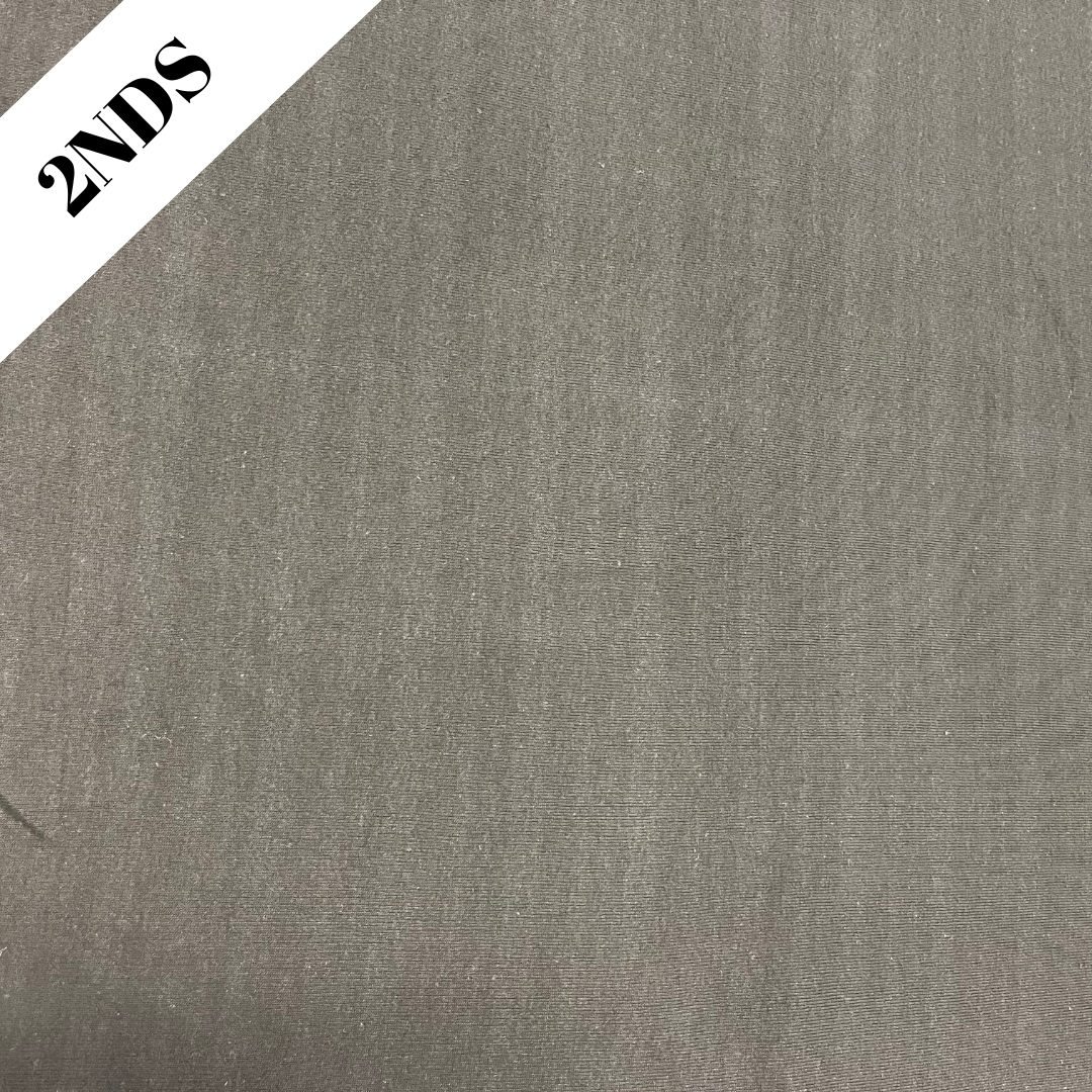 Fabric 2nds | 20390T | Tubular 1 x 1 Baby Rib | Black