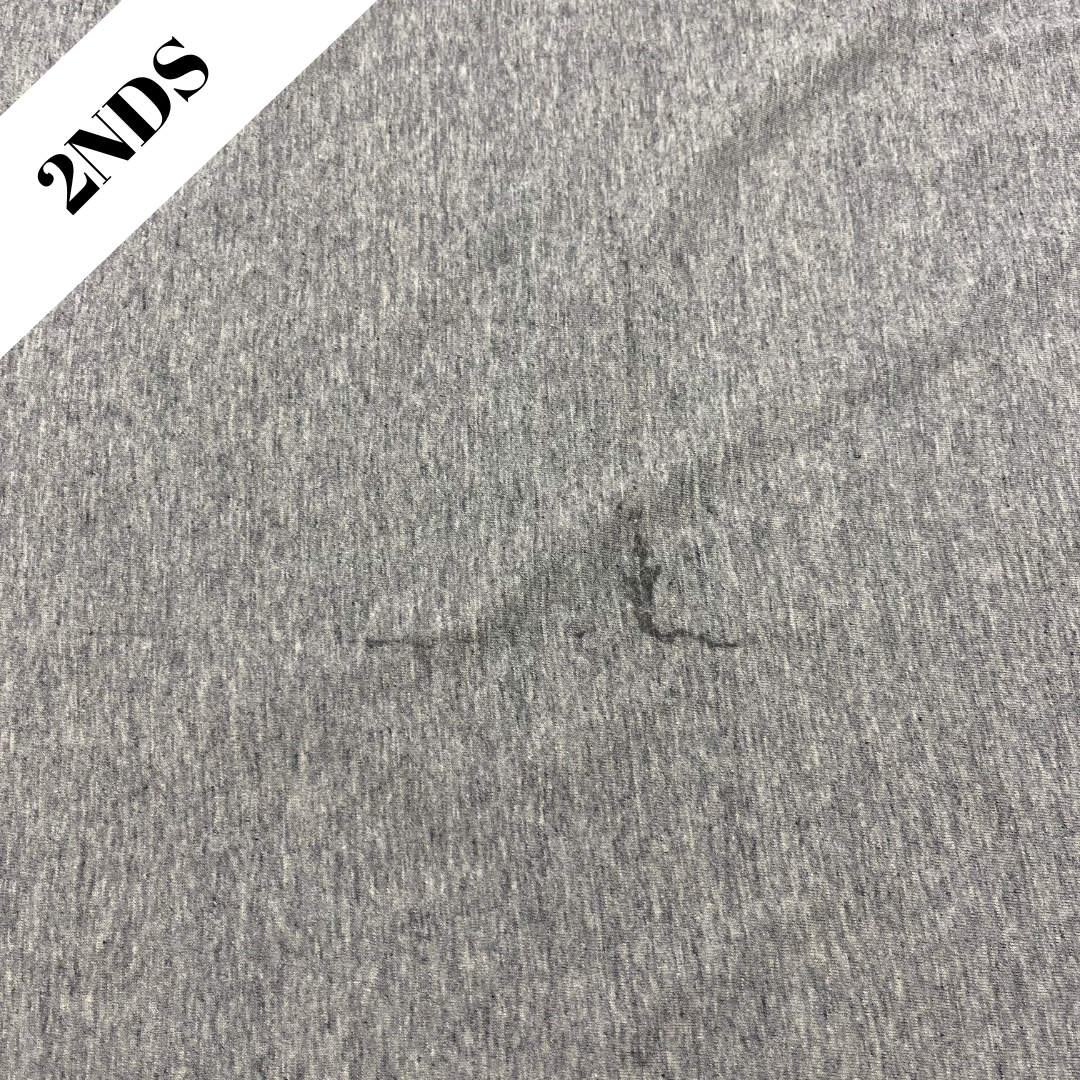 Fabric 2nds | 20780T | Tubular Lightweight Jersey | Heather Grey