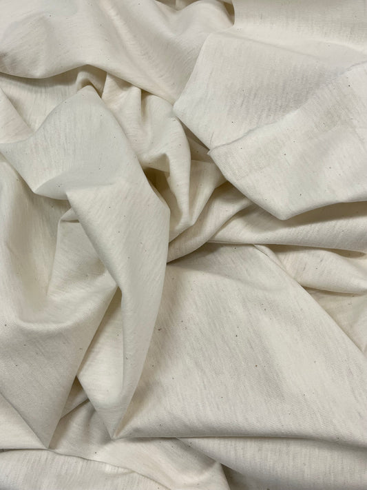 Sample Swatch | 50/50 Lightweight Jersey | Peroxide White