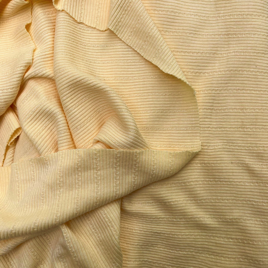 Sample Swatch | Braided Pointelle | Buttercup