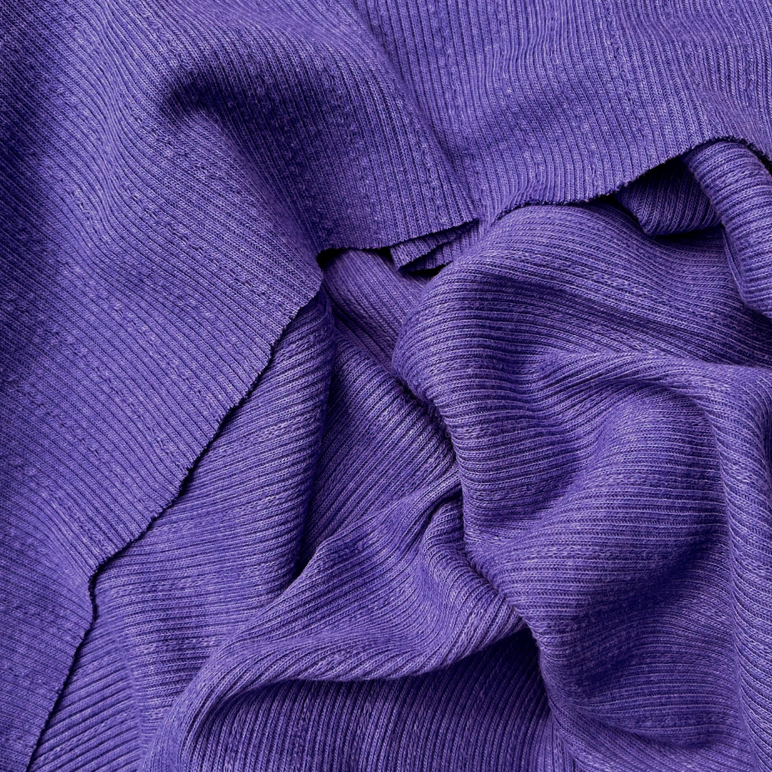 Sample Swatch |  Braided Pointelle | Amethyst