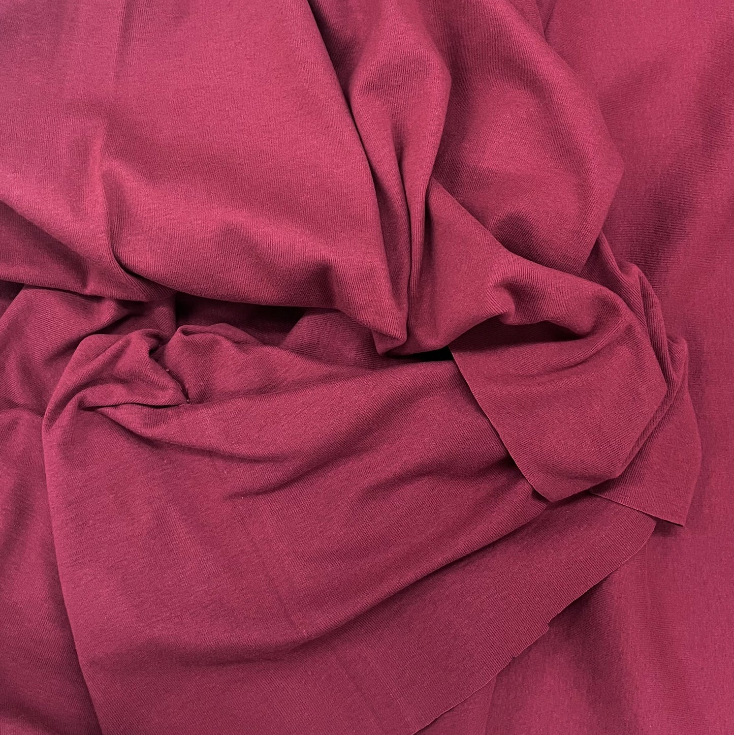 Sample Swatch | 1 x 1 Baby  Rib |  Burgundy