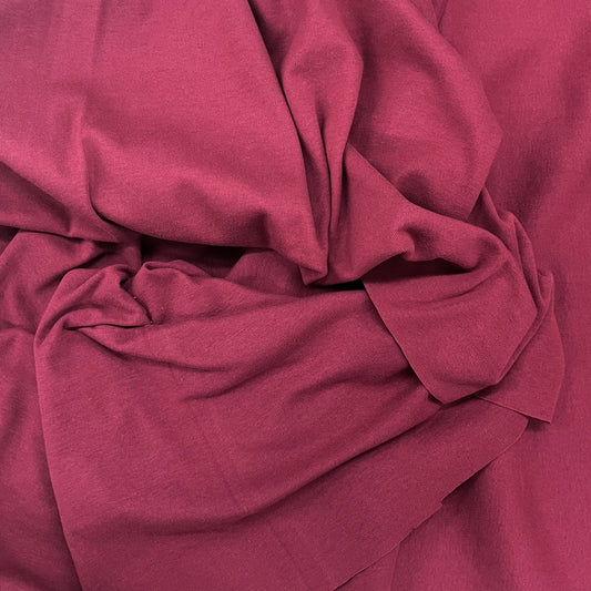 20390T | Tubular 1 x 1 Baby Rib | Burgundy