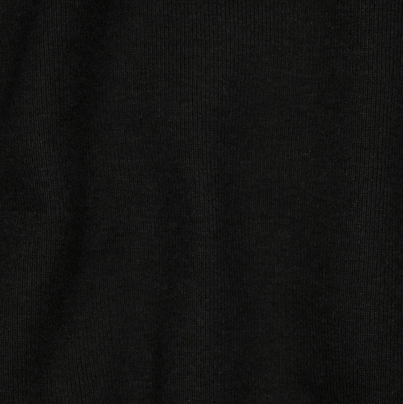 Sample Swatch | 1 x 1 Medium Weight Rib | Black
