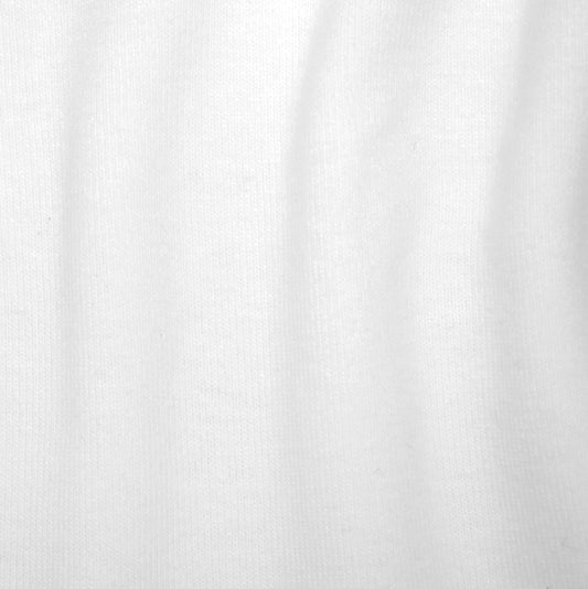 Sample Swatch | 1 x 1 Medium Weight Rib | Peroxide White