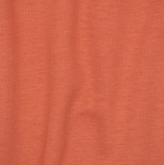 Sample Swatch | 1 x 1 Medium Weight Rib | Muted Coral