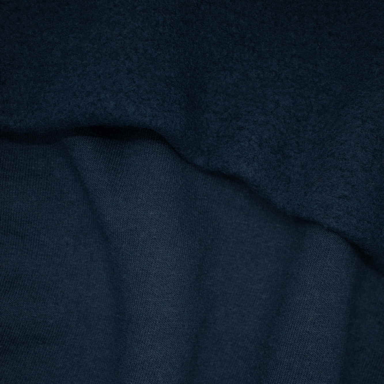 Sample Swatch | Lightweight Fleece | FM Navy