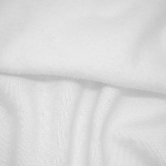 Sample Swatch | Lightweight Fleece | Peroxide White (PFD)