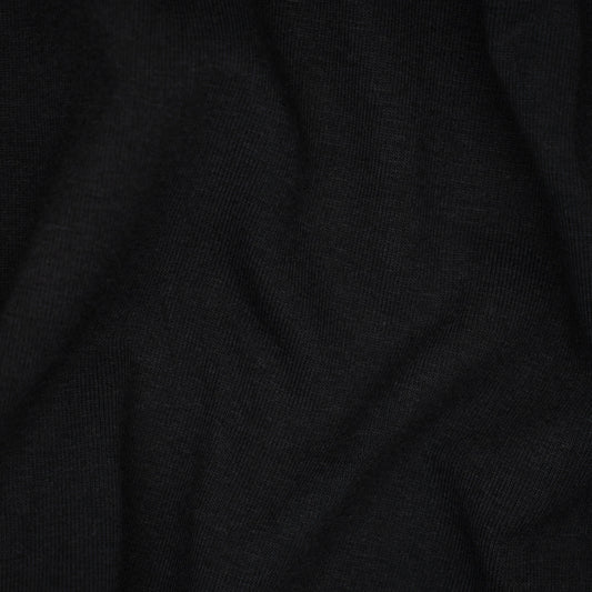 Sample Swatch | 20790 | Lightweight Cotton Spandex Jersey | Black