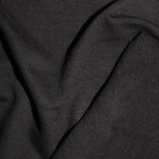 Sample Swatch | Lightweight French Terry | Black