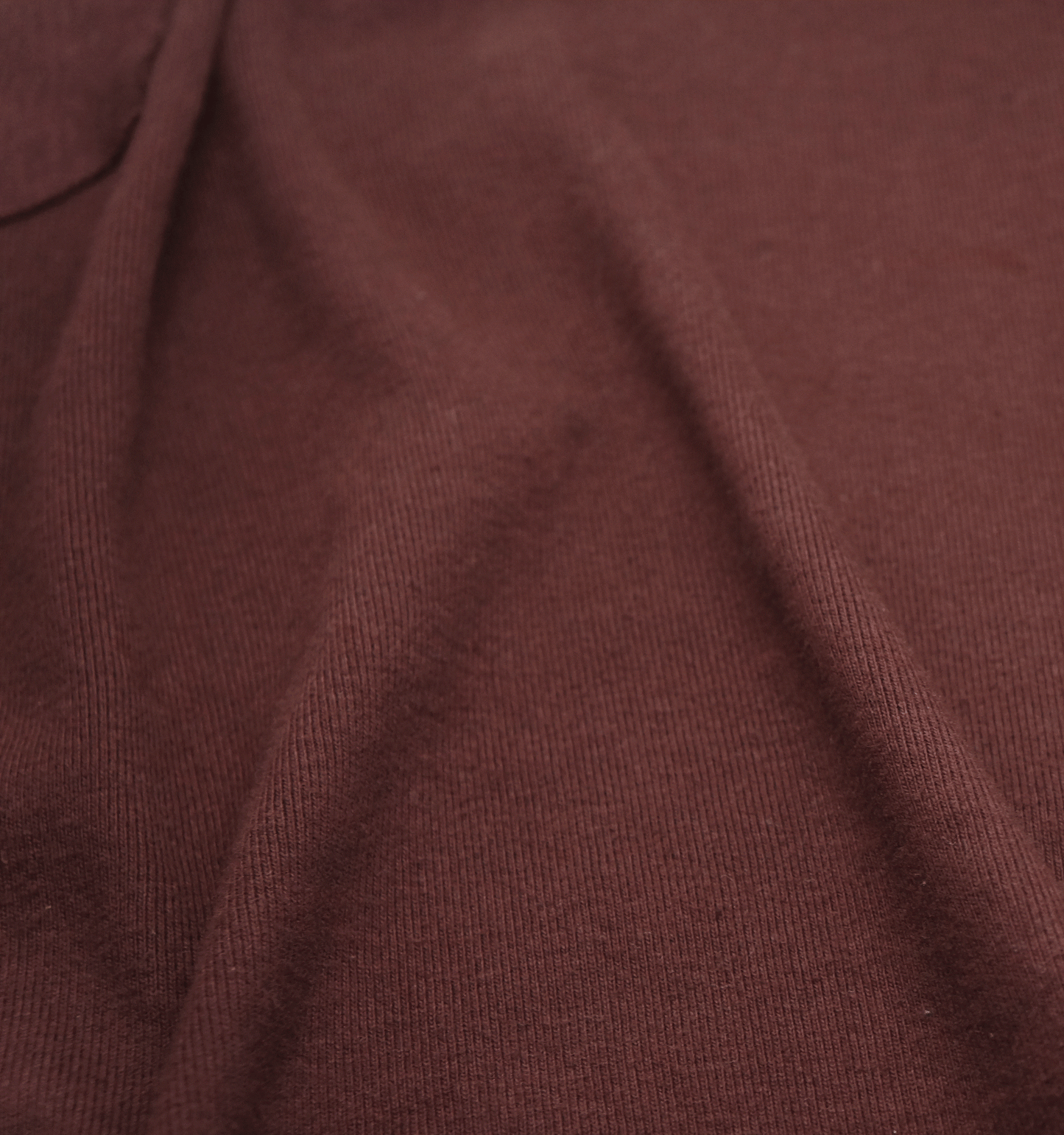 Sample Swatch | 10114 | Heavyweight 1 x 1 Rib | Oxblood