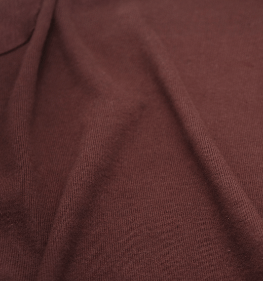 Sample Swatch | 10114 | Heavyweight 1 x 1 Rib | Oxblood