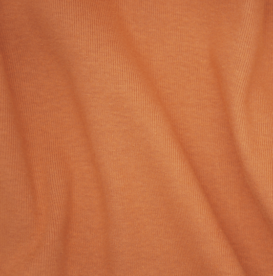 Sample Swatch | 10114 | Heavyweight 1 x 1 Rib | Hot Sauce