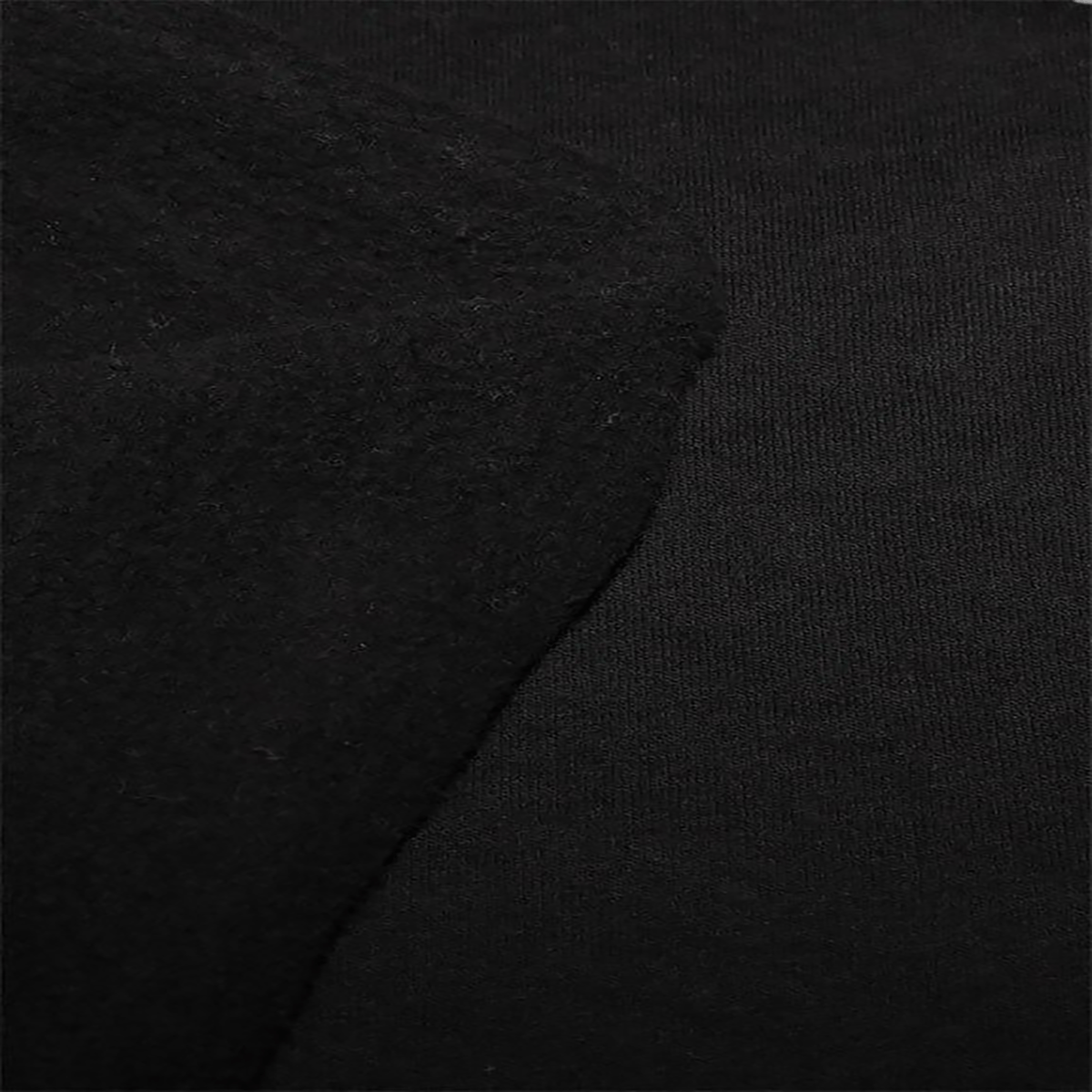Sample Swatch | Medium Weight Fleece | Black
