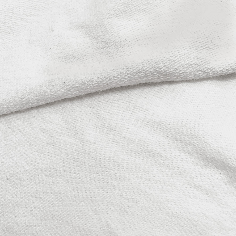 Sample Swatch | Lightweight French Terry | Peroxide White PFD