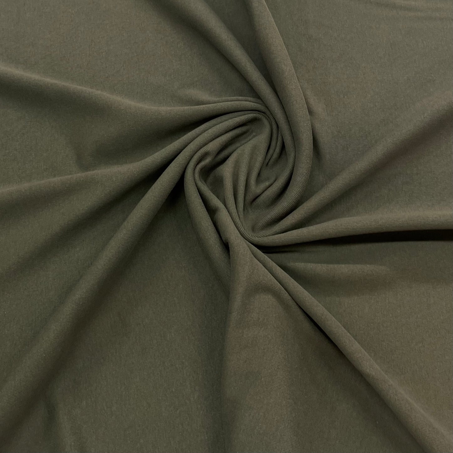 Sample Swatch | 1 x 1 Medium Weight Rib | Spirulina