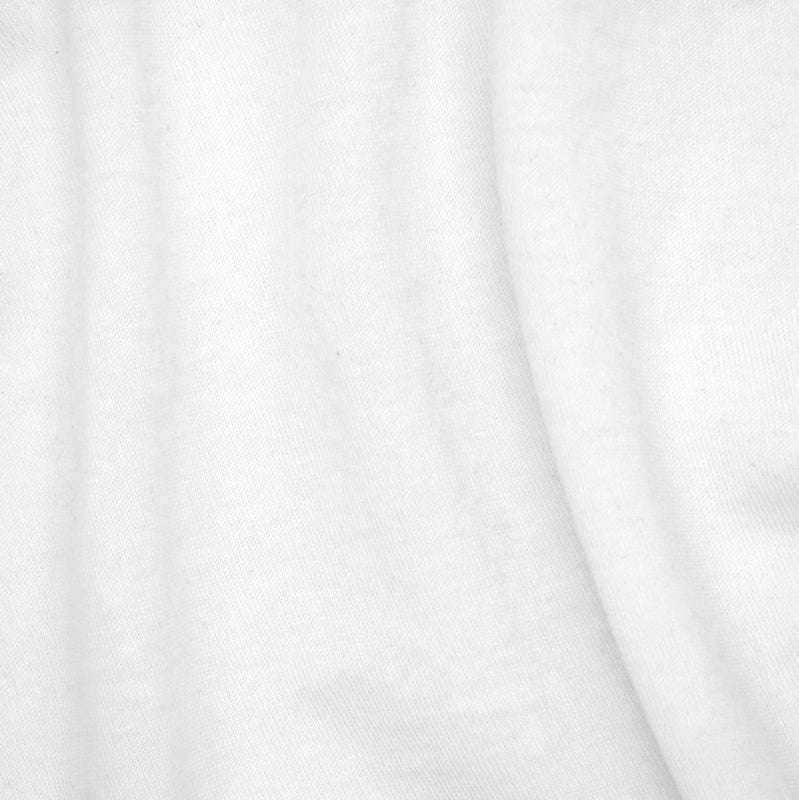 Sample Swatch | 1 x 1 Flyweight Rib | Peroxide White (PFD)