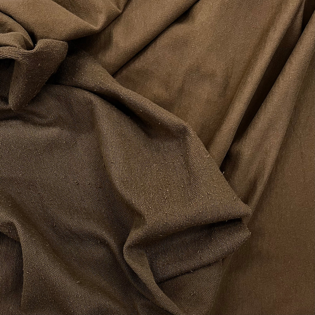 2054 | Lightweight French Terry | Coffee – Spiritex Organic Fabric