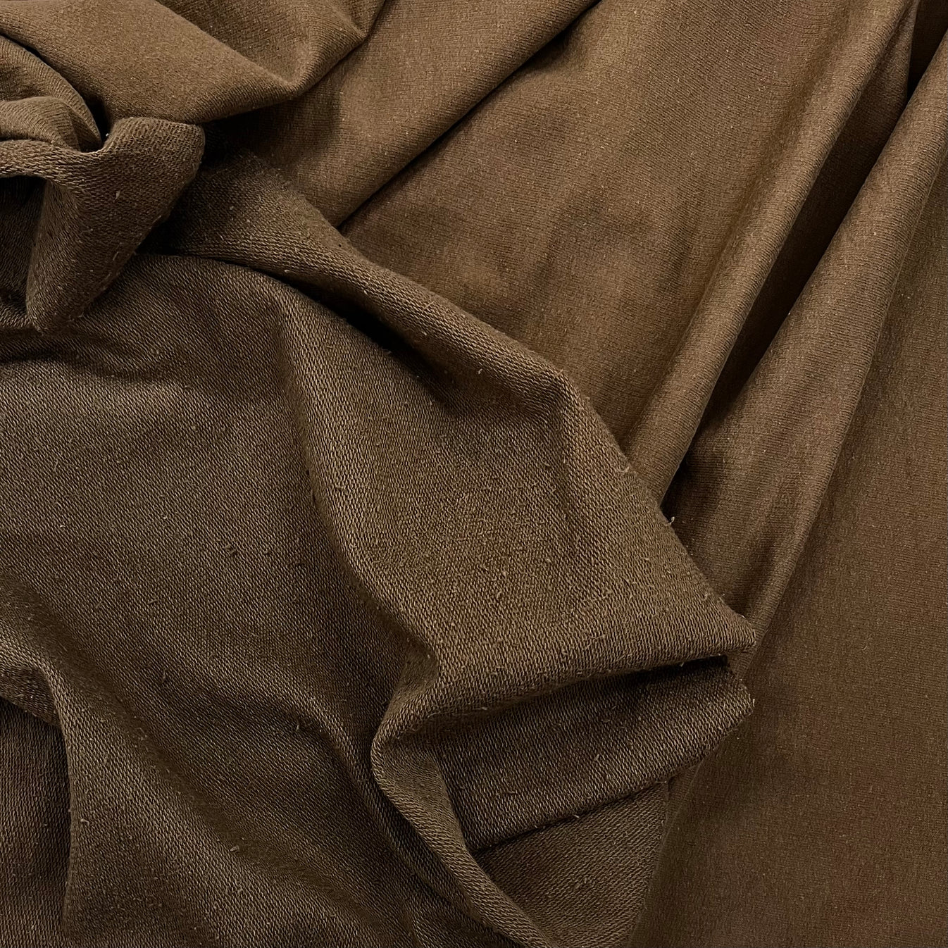 2054 | Lightweight French Terry | Coffee – Spiritex Organic Fabric