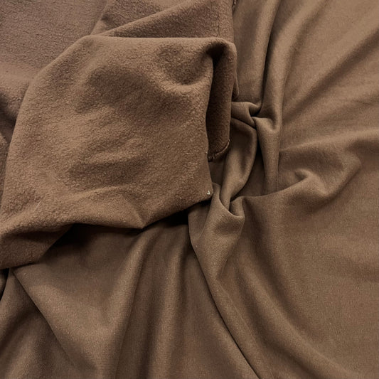 Sample Swatch | Lightweight Fleece | Coffee
