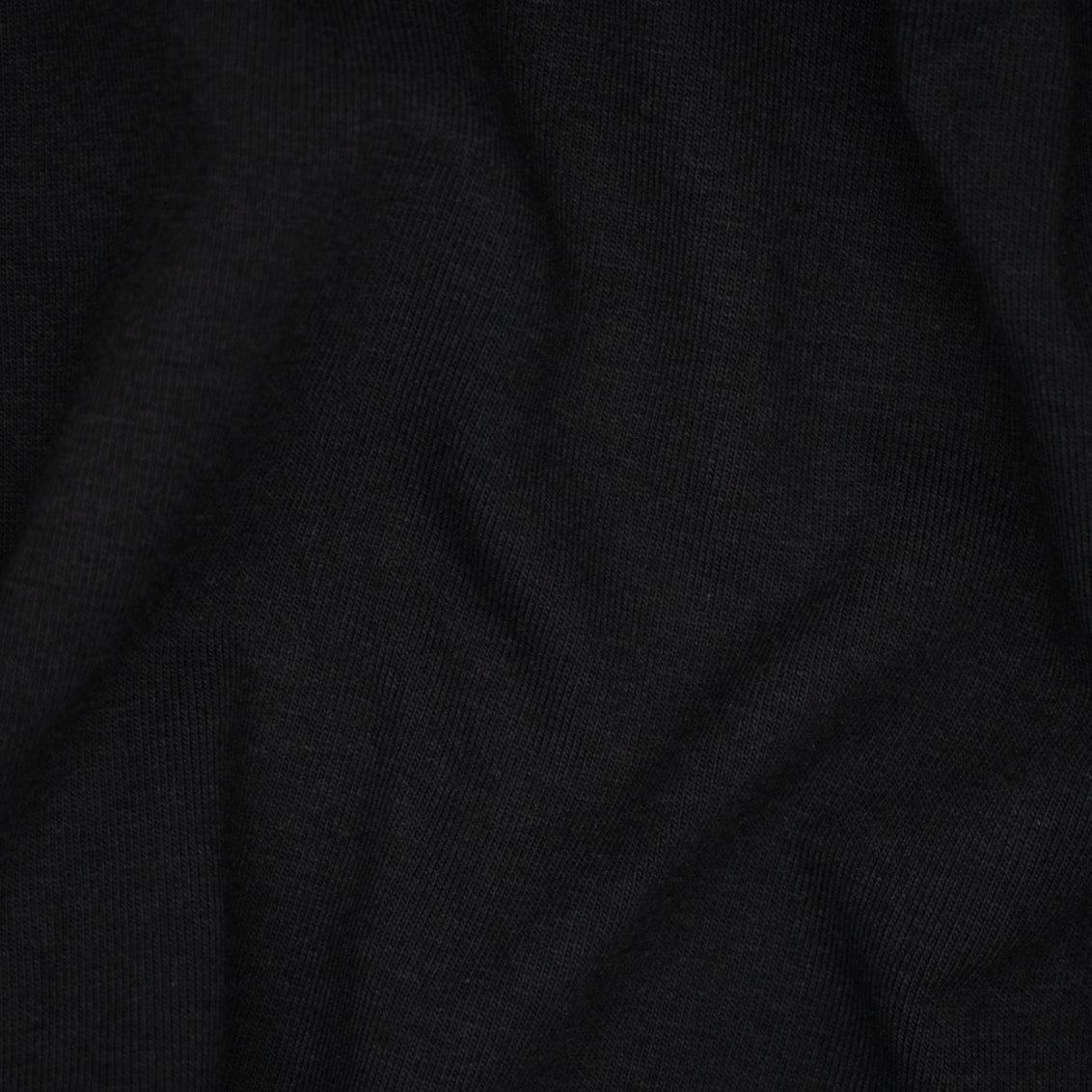 Sample Swatch | 20790 | Lightweight Cotton Spandex Jersey | Black | 90/10 Organic Cotton/Spandex  | USA Made