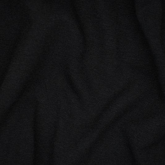 Sample Swatch | Medium Weight Cotton Spandex Jersey | Black